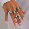 Wholesale Zinc Alloy Geometric Exaggerated Cut Electroplated Open Bracelet