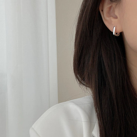 Wholesale Zinc Alloy Geometric Light Luxury Style Electroplated Women's Earrings
