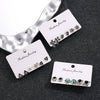 Wholesale Zinc Alloy Geometric Retro Dark Style Electroplated Unisex Earrings Three Piece Suit