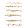 Wholesale Zinc Alloy Hair Accessories For Ladies With Original Design And Pearl Clip