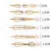 Wholesale Zinc Alloy Hair Accessories For Ladies With Original Design And Pearl Clip