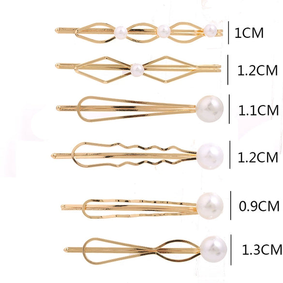 Wholesale Zinc Alloy Hair Accessories For Ladies With Original Design And Pearl Clip