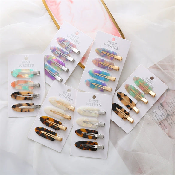 Wholesale Zinc Alloy Handmade Cute Multicolor Seamless Duckbill Hair Clips For Girls