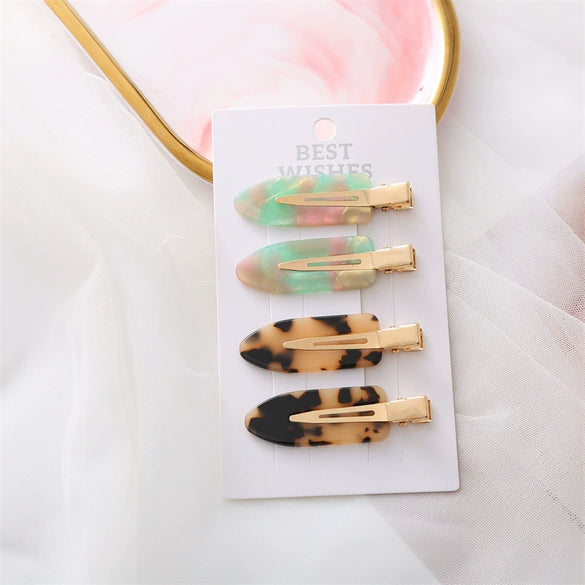 Wholesale Zinc Alloy Handmade Cute Multicolor Seamless Duckbill Hair Clips For Girls