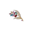 Wholesale Zinc Alloy Leaf Pattern Electroplated Brooch Court Retro Style