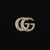 Wholesale Zinc Alloy Lettershaped Vintage Brooch With Diamond Encrustment And Electroplating For Women