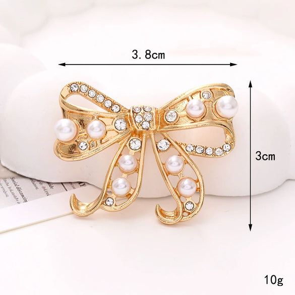 Wholesale Zinc Alloy Light Luxury Hirback Pattern Bow Accessories For Mobile Phone Cases And Hole Shoes With Electroplating
