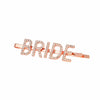 Wholesale Zinc Alloy Rhinestone Letter Hairpin For Women Electroplated Simple Style Hair Accessories