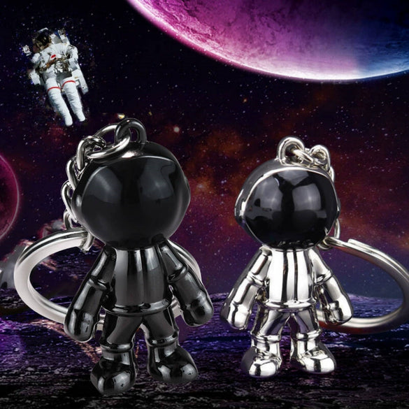 Wholesale Zinc Alloy Simulation Astronaut Keychain Modern Art Style