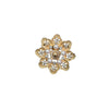 Wholesale Zinc Alloy Star Shaped Flower Brooch With Electroplating For Unisex Literary Style For Coat Chest Fixing