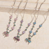 Wholesale Zircon And Copper Bow Necklace For Women Light Luxury Ins Niche Colorpreserving O Word Chain