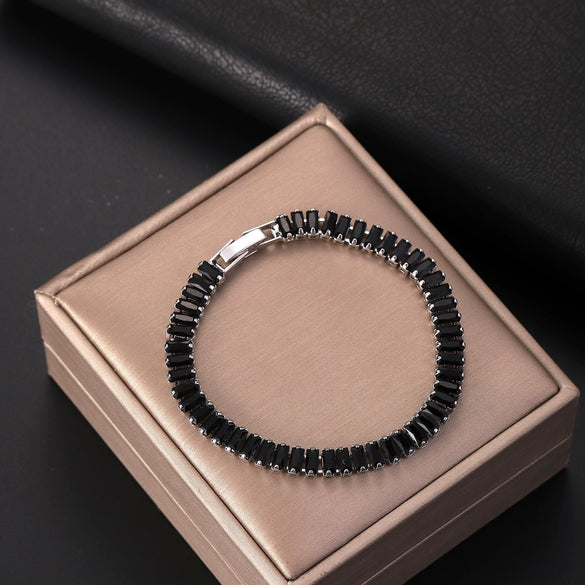 Wholesale Zircon Bracelet Copper Geometric Electroplated Unisex