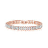 Wholesale Zircon Bracelet Copper Geometric Electroplated Unisex