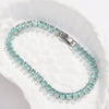 Wholesale Zircon Bracelet Light Luxury Style Copper Plated With Real Gold Inlay Design
