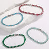 Wholesale Zircon Bracelet Light Luxury Style Copper Plated With Real Gold Inlay Design