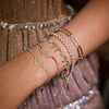 Wholesale Zircon Bracelet Stainless Steel Geometric Electroplated Jewelry For Women