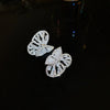 Wholesale Zircon Butterfly Earrings For Women Sweet Exquisite Light Luxury Elegant Inlaid Zircon