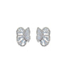 Wholesale Zircon Butterfly Earrings For Women Sweet Exquisite Light Luxury Elegant Inlaid Zircon