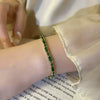 Wholesale Zircon Geometric Style Simple Buckle Bracelet With Real Gold Electroplated And Diamond Design For Women