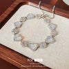 Wholesale Zircon Heart Fashion Electroplated Women's Bracelet