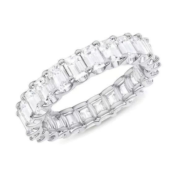 Wholesale Zircon Inlaid Copper Ring With Geometric Style For Female High Luxury And Nonfading
