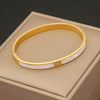 Wholesale Zircon Inlaid Stainless Steel Jewelry Bracelet