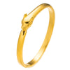 Wholesale Zircon Leopard Stainless Steel Geometry Style Electroplated Women's Bracelet Jewelry