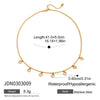 Wholesale Zircon Necklace Titanium Steel 18K Gold Plated Electroplated Geometric Design Luxury Women's Jewelry