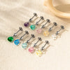 Wholesale Zircon Star Pendant Ear Bone Nail For Unisex With Zirconia Processing