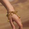Wholesale Zircon Woven Twist Stainless Steel Bracelet With Electroplating Fashion And Geometric Design