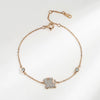 Wholesale Zodiac Necklace Women's Sterling Silver Rose Gold Plated Tiger Pendant Clavicle Chain