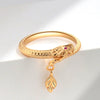 Wholesale Zodiac Ring Copper Geometric Electroplating For Female