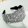 Widebrimmed Hair Hoop Rhinestone Light Luxury Headband For Women