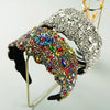 Widebrimmed Hair Hoop Rhinestone Light Luxury Headband For Women