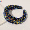 Widebrimmed Sequin Cloth Handmade Headband Women's Hair Accessories