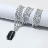 Wig Extension Chain Hair Chain Headwear Headband Bb Clip Aluminum Light Luxury Electroplated