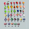 Wine Glass Pendant Copper Electroplated Colorful Series