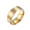 Wolf Head 316L Stainless Steel Ring Unisex Geometric Electroplated