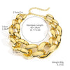 Women Acrylic Exaggerated Handmade Geometric Necklace