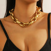 Women Acrylic Exaggerated Handmade Geometric Necklace