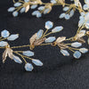 Women Alloy Flower Bridal Headband Crystal Headwear For Wedding And Photo Accessories