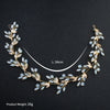 Women Alloy Flower Bridal Headband Crystal Headwear For Wedding And Photo Accessories
