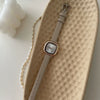 Women Casual Square Alloy Quartz Belt Watch