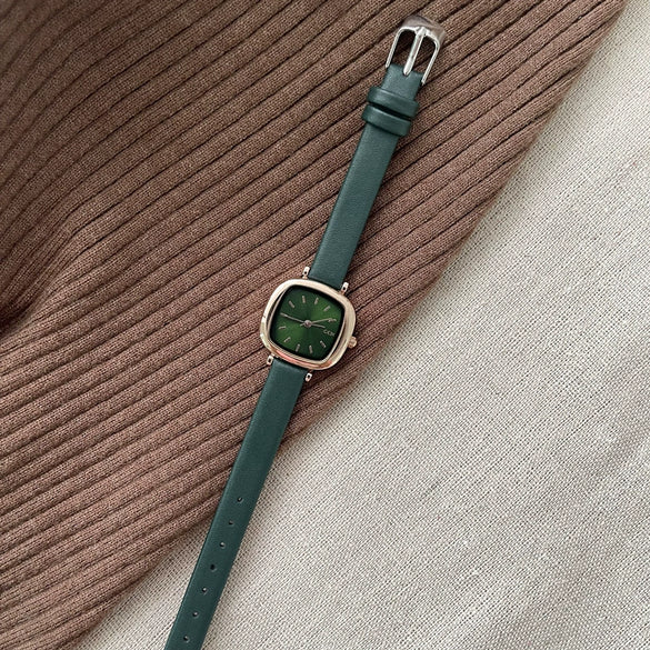 Women Casual Square Alloy Quartz Belt Watch