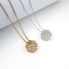 Women Earrings Alloy Gold Inlaid Camellia Hollow Style
