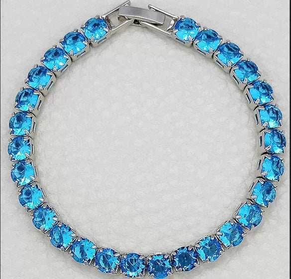 Women Fashion Luxury Jewelry Copper Geometric Bracelet With Electroplating