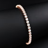 Women Fashion Luxury Jewelry Copper Geometric Bracelet With Electroplating