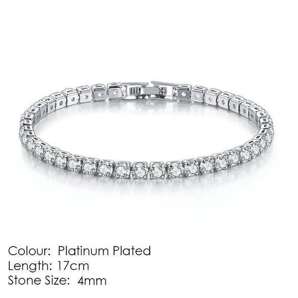 Women Fashion Luxury Jewelry Copper Geometric Bracelet With Electroplating