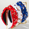 Women Fashion Pearl Widebrimmed Decorative Headband Set With Pearls