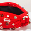 Women Fashion Pearl Widebrimmed Decorative Headband Set With Pearls